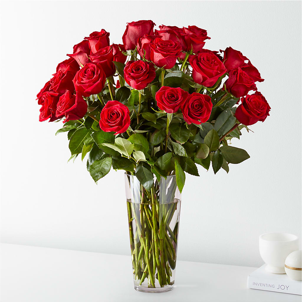 Long Stem Red Rose Bouquet – GEHRKE FLORAL & GREENHOUSES, Mondovi WI