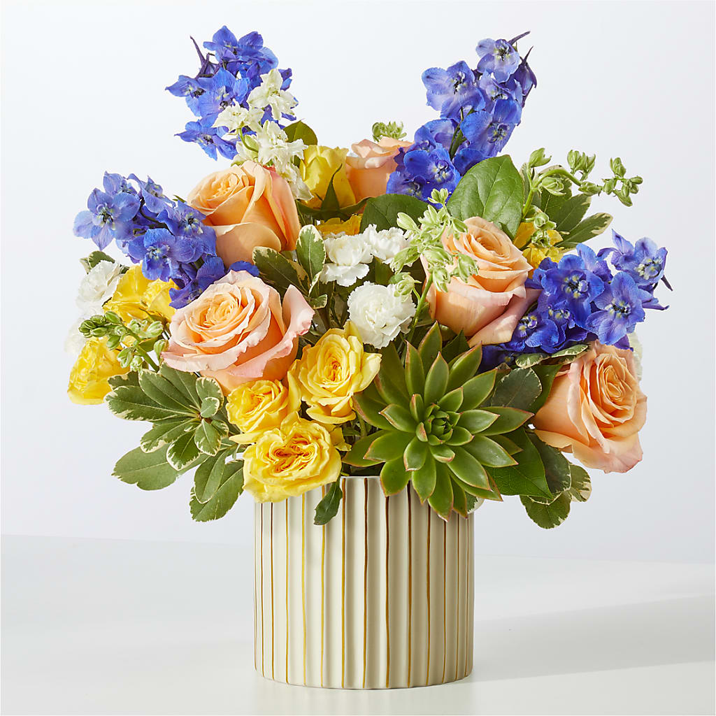 Cobalt Reverie Bouquet – GEHRKE FLORAL & GREENHOUSES, Mondovi WI