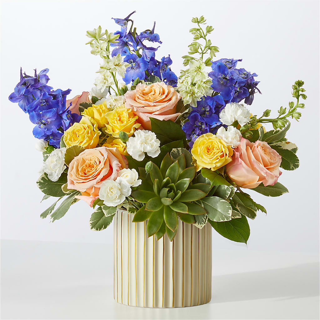 Cobalt Reverie Bouquet – GEHRKE FLORAL & GREENHOUSES, Mondovi WI
