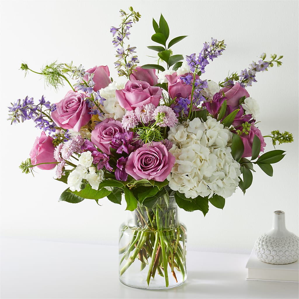 Violet Caress Bouquet – GEHRKE FLORAL & GREENHOUSES, Mondovi WI