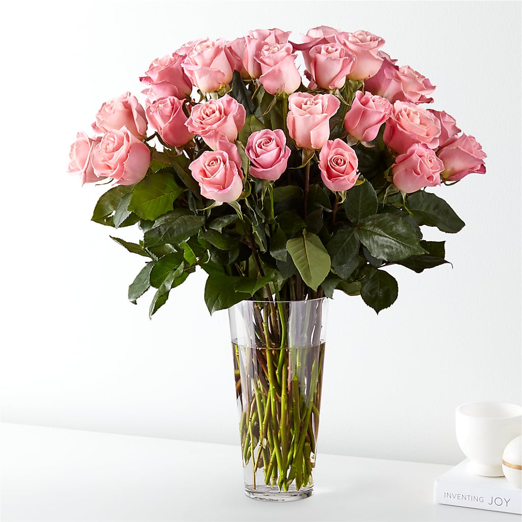 Long Stem Pink Rose Bouquet – GEHRKE FLORAL & GREENHOUSES, Mondovi WI