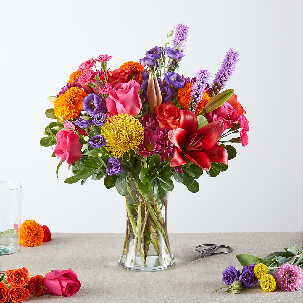 Feast of Color – A Florist Original – GEHRKE FLORAL & GREENHOUSES, Mondovi WI