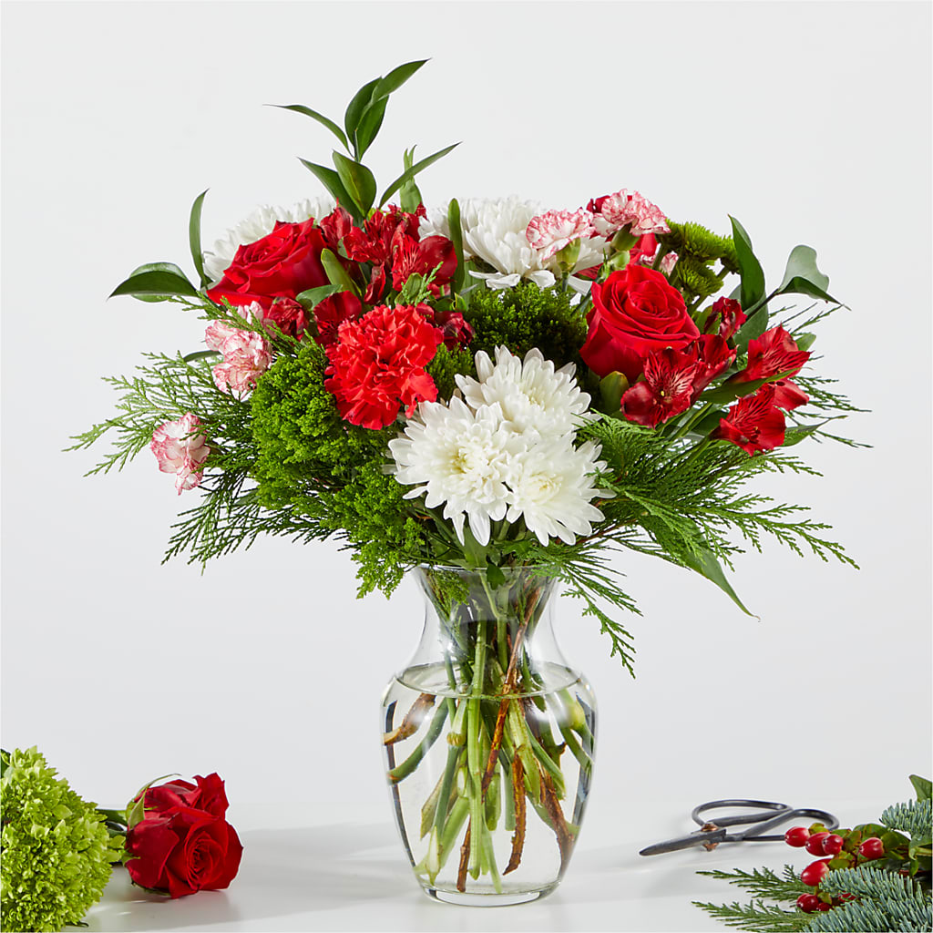 Merry Moment Bouquet – A Florist Original – GEHRKE FLORAL & GREENHOUSES, Mondovi WI