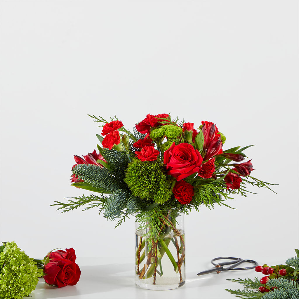 Merry Moment Bouquet – A Florist Original – GEHRKE FLORAL & GREENHOUSES, Mondovi WI