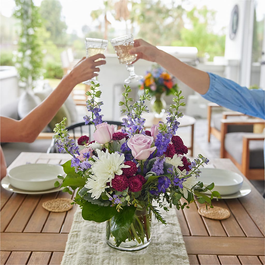 Violet Frost Bouquet – GEHRKE FLORAL & GREENHOUSES, Mondovi WI