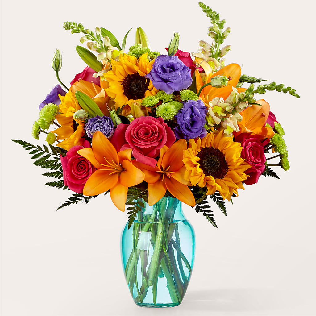 Double Rainbow Bouquet – GEHRKE FLORAL & GREENHOUSES, Mondovi WI