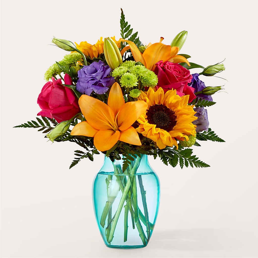 Double Rainbow Bouquet – GEHRKE FLORAL & GREENHOUSES, Mondovi WI