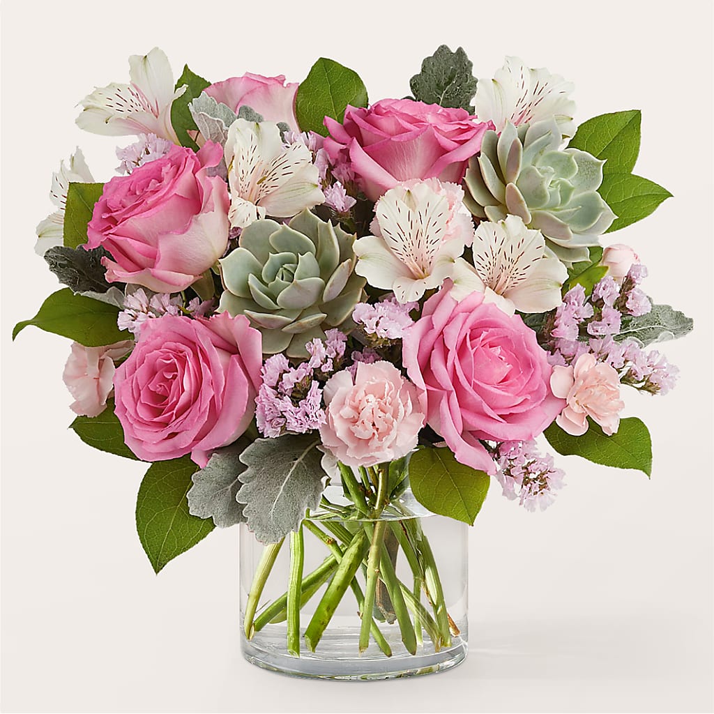 Dusty Rose Bouquet – GEHRKE FLORAL & GREENHOUSES, Mondovi WI