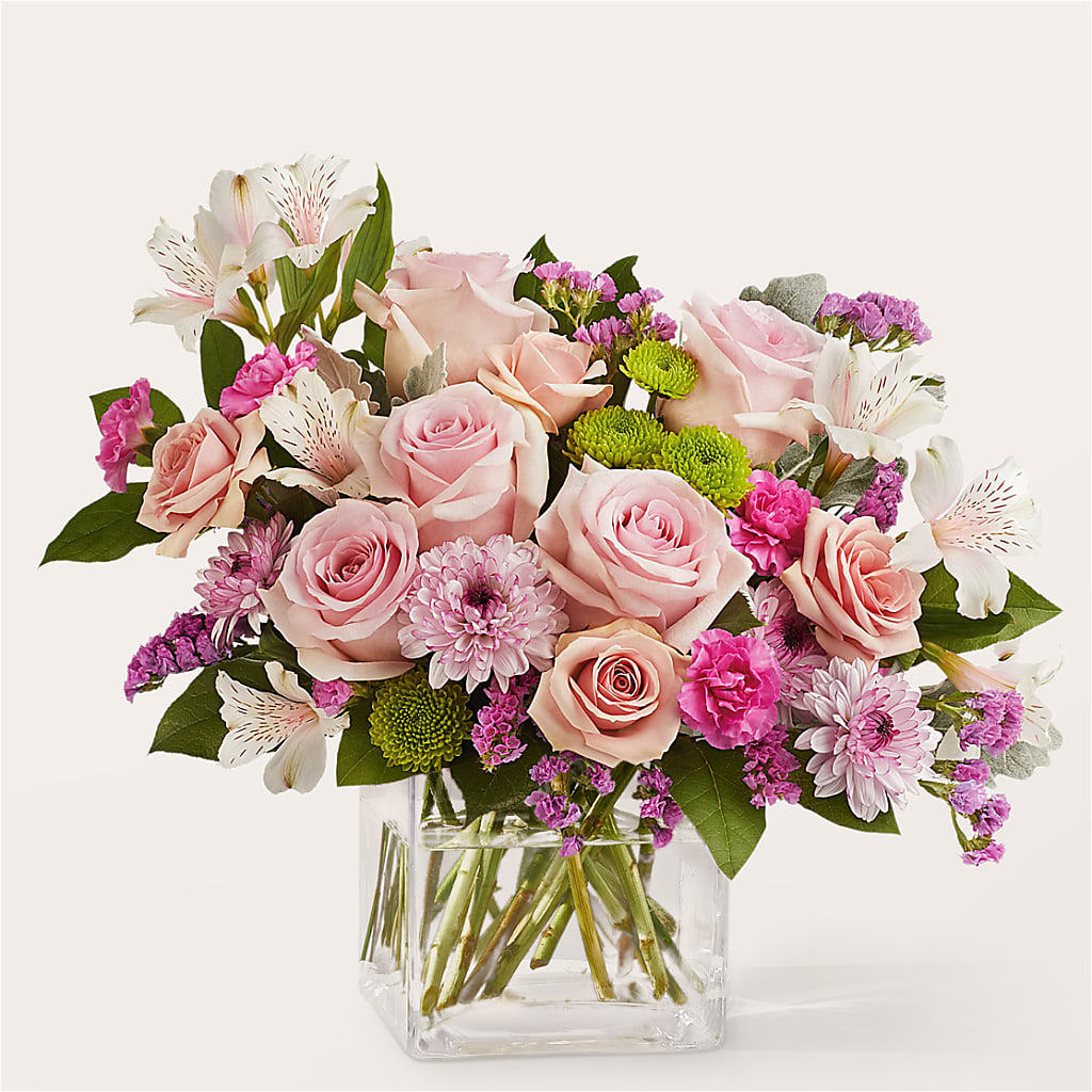 Pink Suede Bouquet – GEHRKE FLORAL & GREENHOUSES, Mondovi WI
