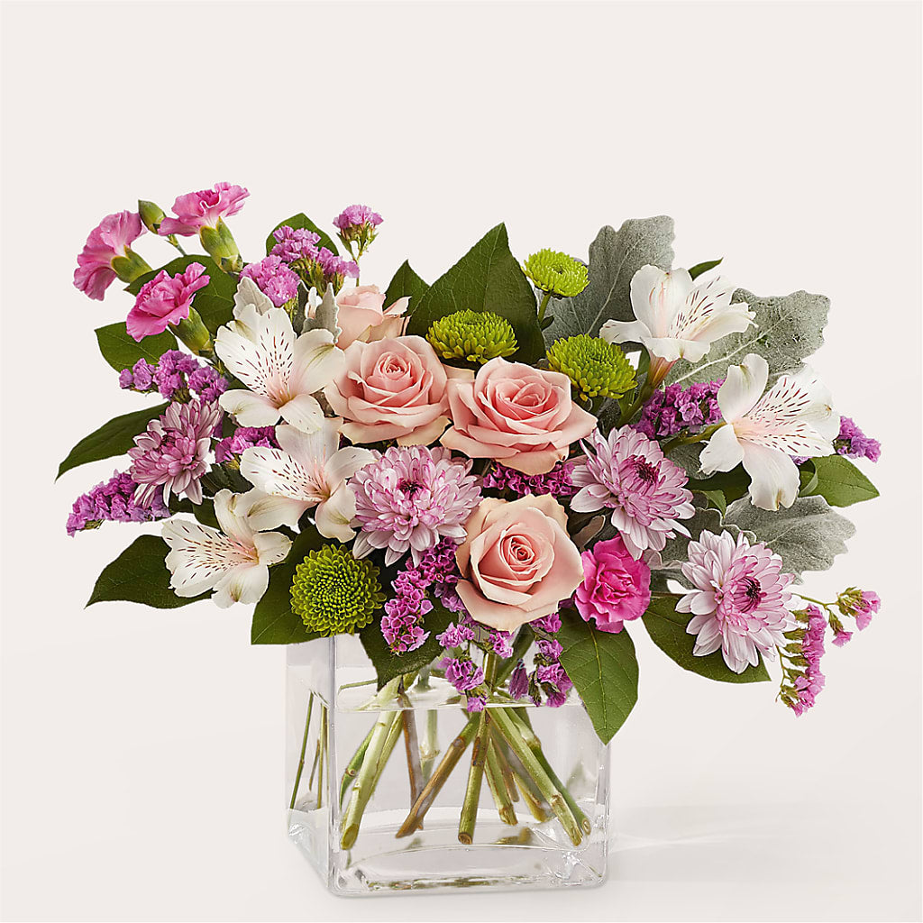 Pink Suede Bouquet – GEHRKE FLORAL & GREENHOUSES, Mondovi WI