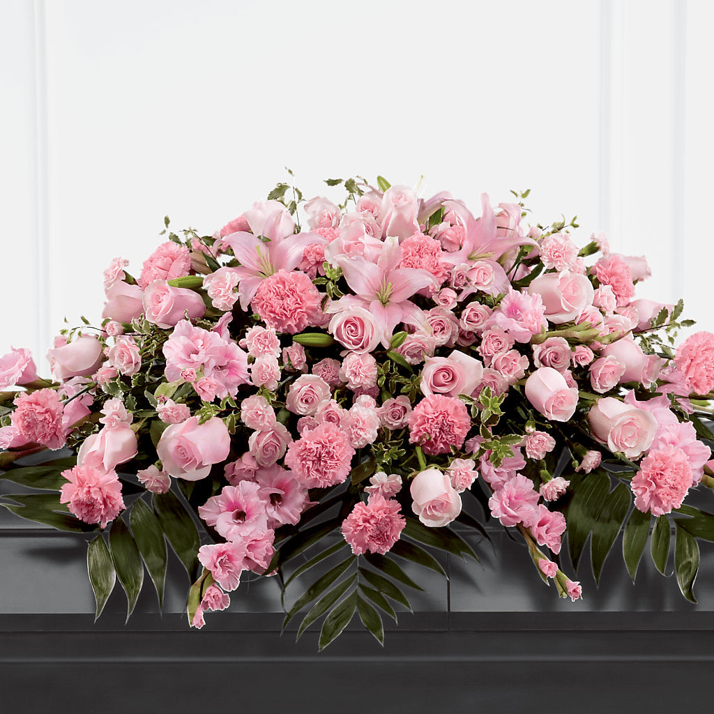 Garden of Comfort Casket Spray (Standard) – GEHRKE FLORAL & GREENHOUSES, Mondovi WI
