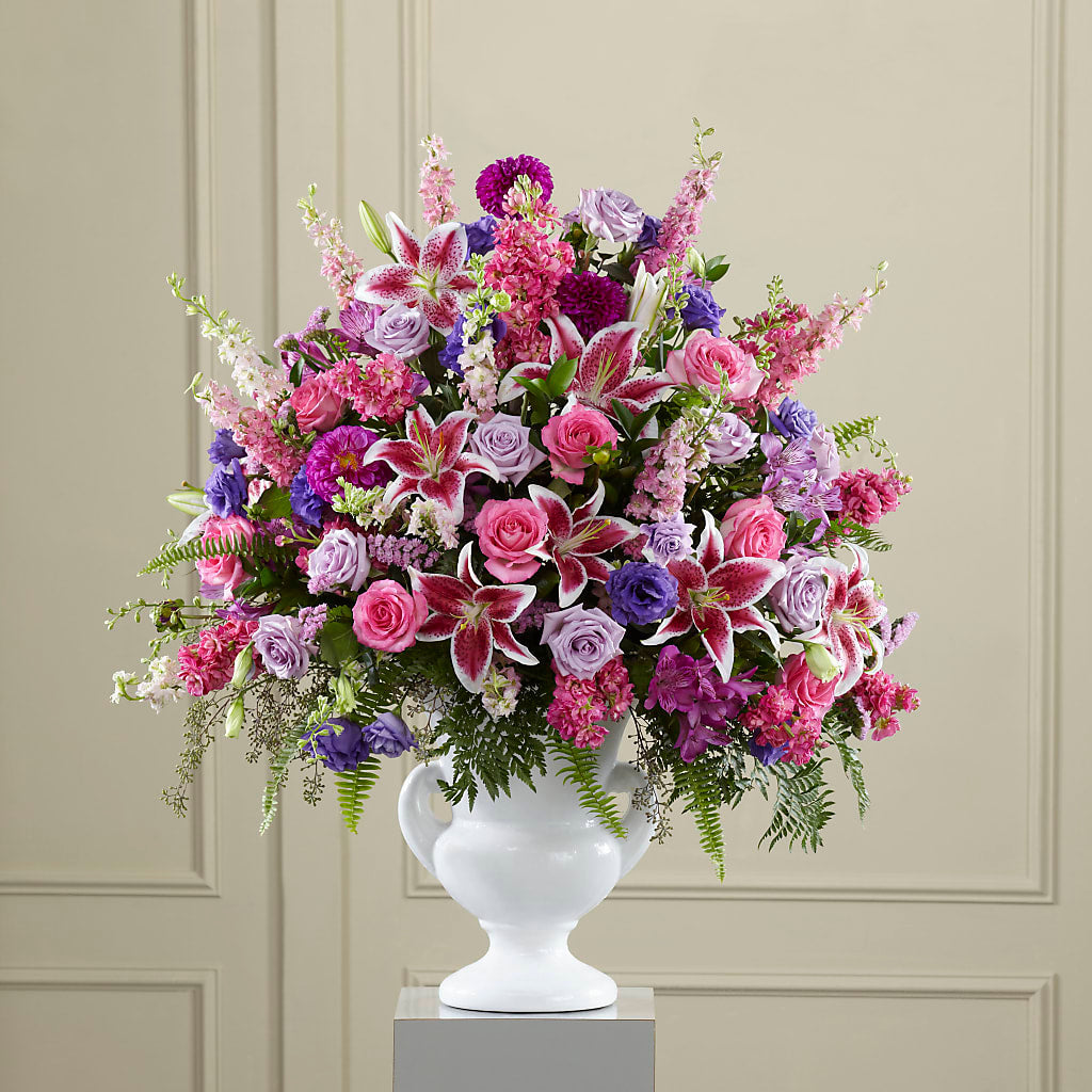 Peaceful Tribute Arrangement – GEHRKE FLORAL & GREENHOUSES, Mondovi WI
