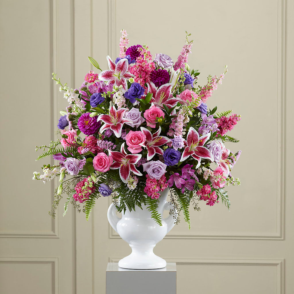 Peaceful Tribute Arrangement – GEHRKE FLORAL & GREENHOUSES, Mondovi WI