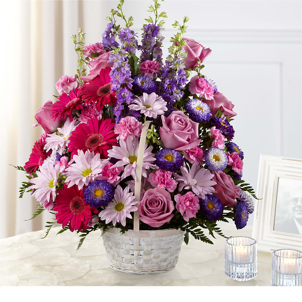 Pastel Peace Basket – GEHRKE FLORAL & GREENHOUSES, Mondovi WI
