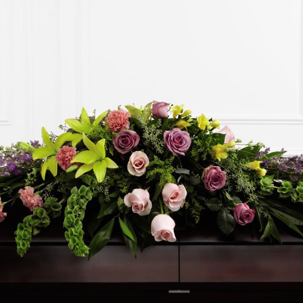 Forever Beloved Casket Spray – GEHRKE FLORAL & GREENHOUSES, Mondovi WI