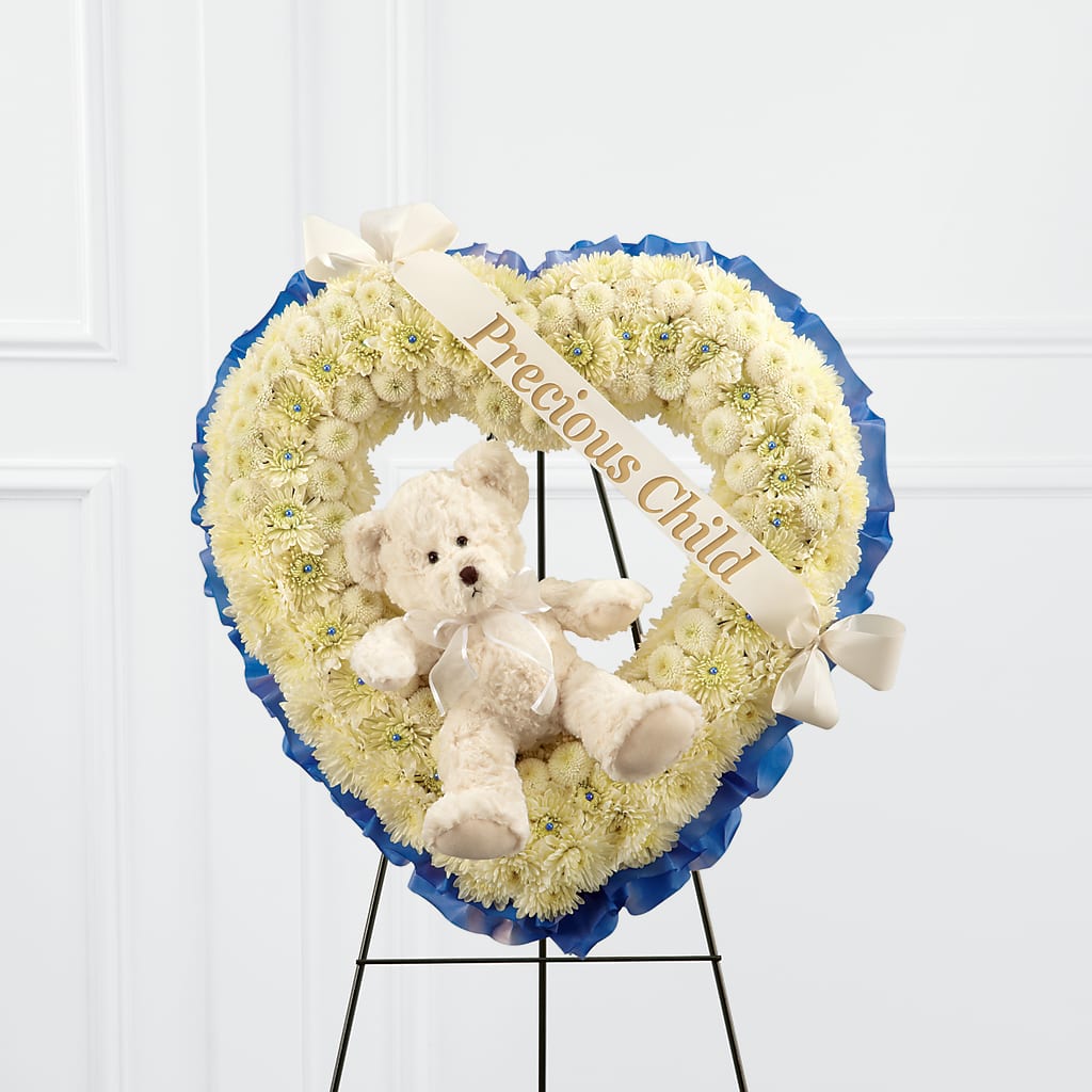 Precious Child Standing Heart – GEHRKE FLORAL & GREENHOUSES, Mondovi WI