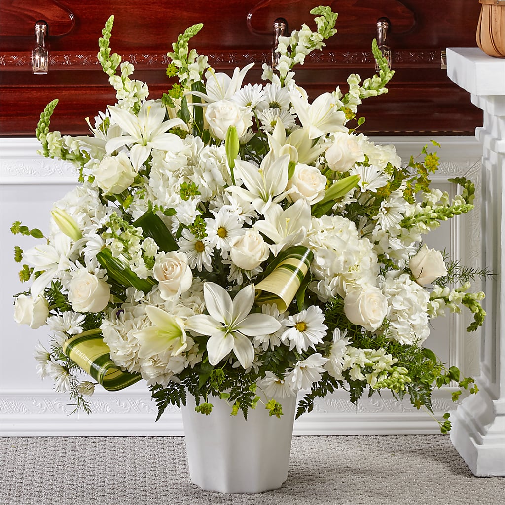 Thoughts of Tranquility Floor Basket – GEHRKE FLORAL & GREENHOUSES, Mondovi WI
