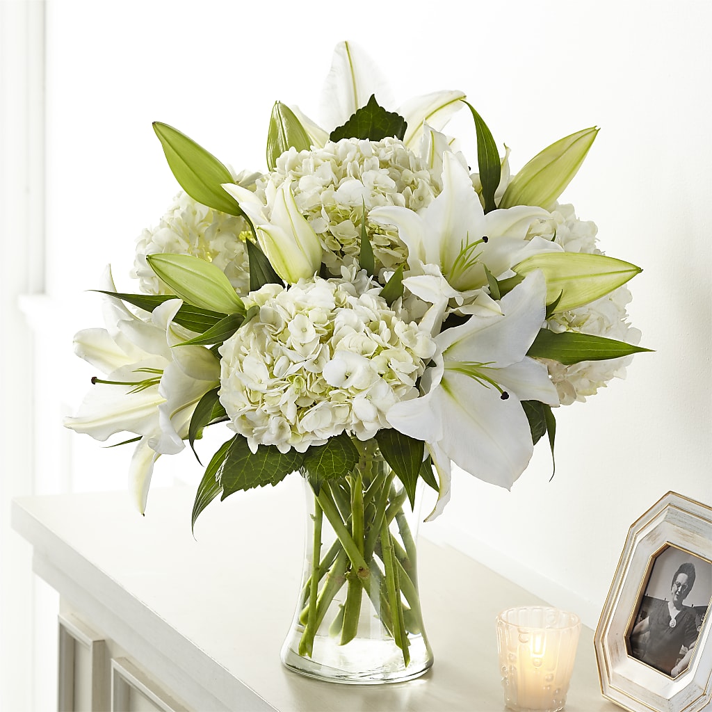 Compassionate Lily Bouquet – GEHRKE FLORAL & GREENHOUSES, Mondovi WI