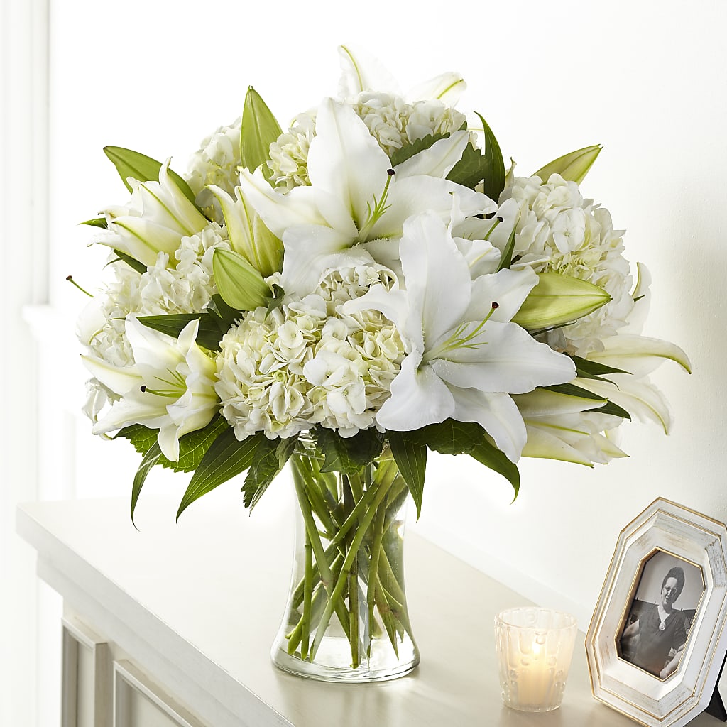 Compassionate Lily Bouquet – GEHRKE FLORAL & GREENHOUSES, Mondovi WI