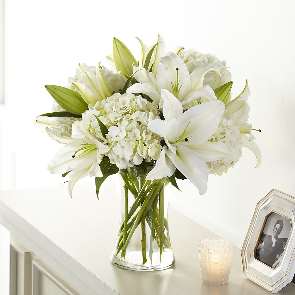 Compassionate Lily Bouquet – GEHRKE FLORAL & GREENHOUSES, Mondovi WI