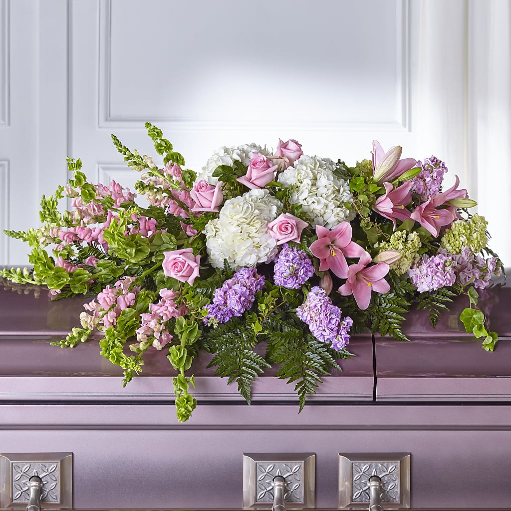 Life's Gratitude Casket Spray – GEHRKE FLORAL & GREENHOUSES, Mondovi WI