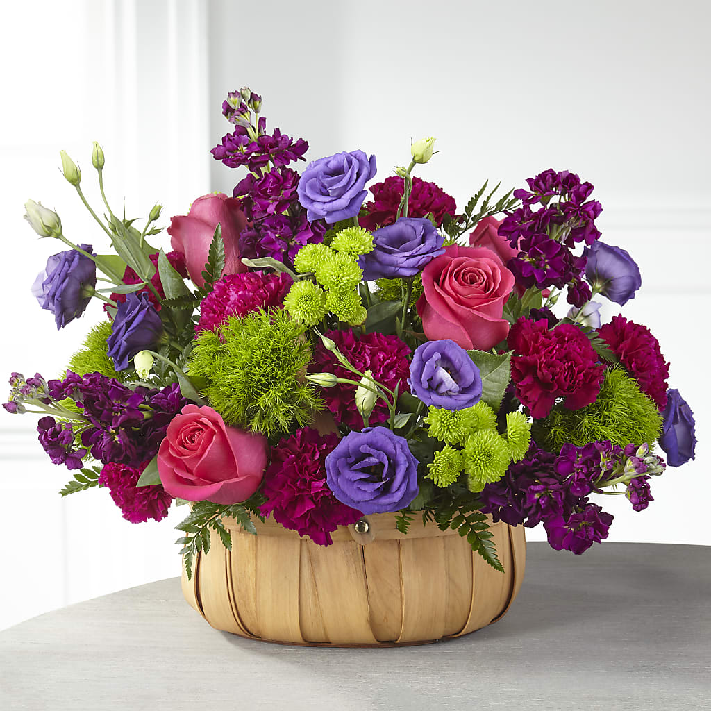 Serene Sanctuary Basket – GEHRKE FLORAL & GREENHOUSES, Mondovi WI