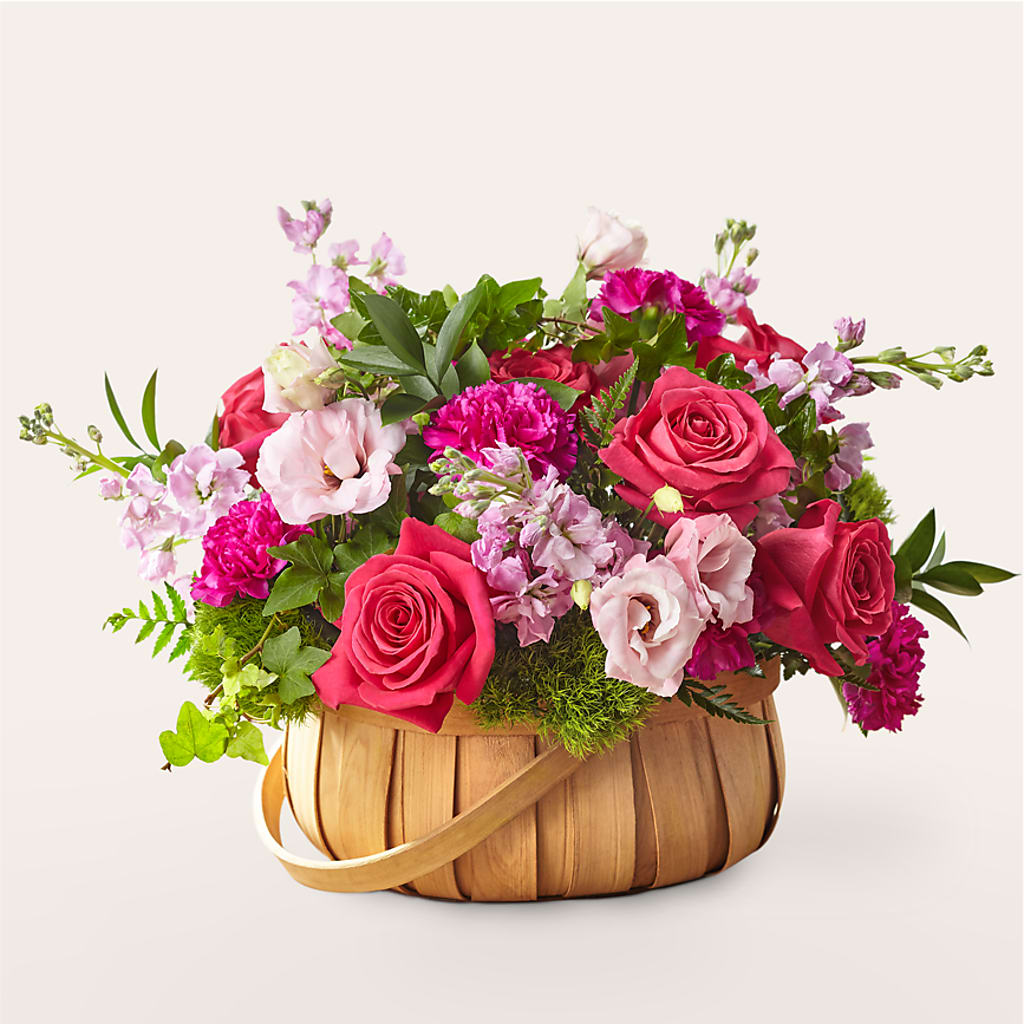Radiance in Bloom Basket – GEHRKE FLORAL & GREENHOUSES, Mondovi WI