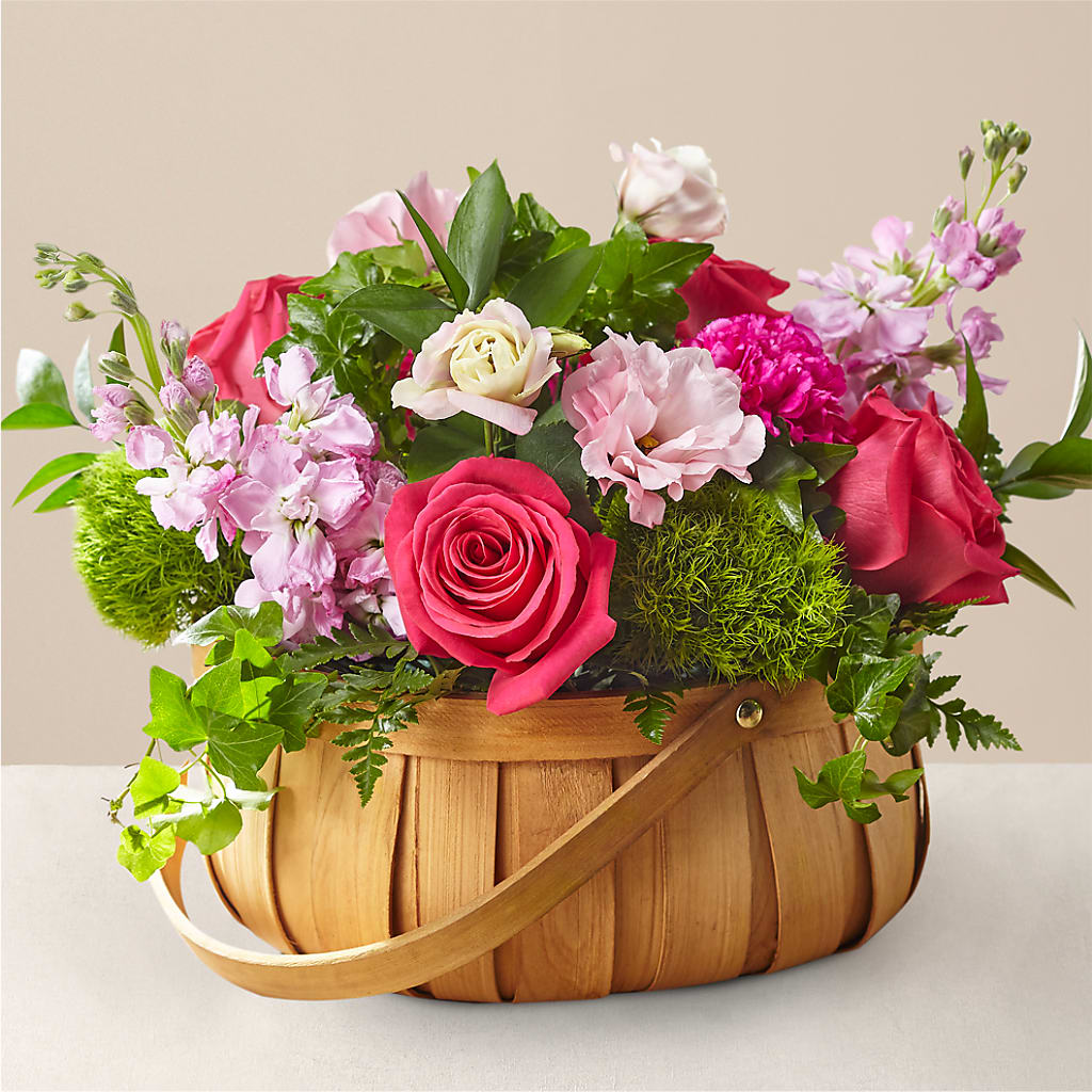 Radiance in Bloom Basket – GEHRKE FLORAL & GREENHOUSES, Mondovi WI