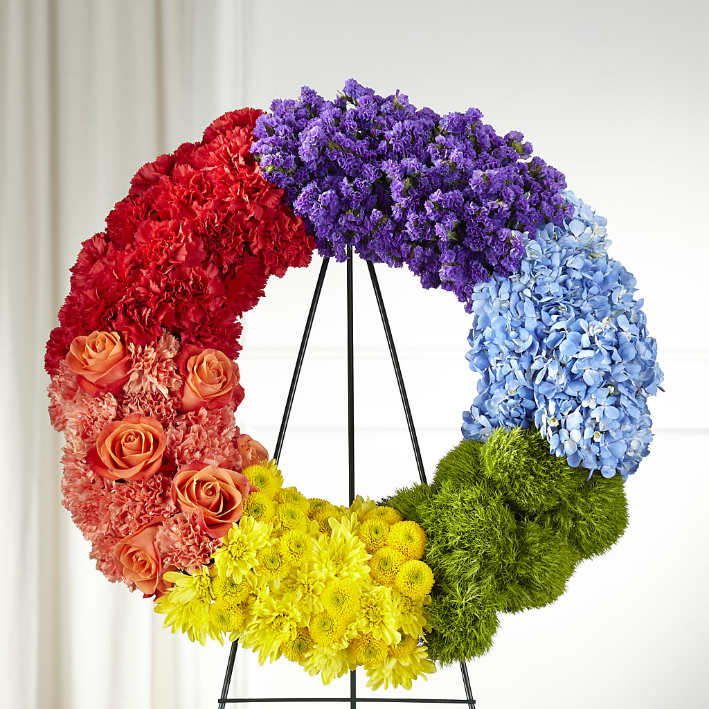 Circle of Love Wreath – GEHRKE FLORAL & GREENHOUSES, Mondovi WI