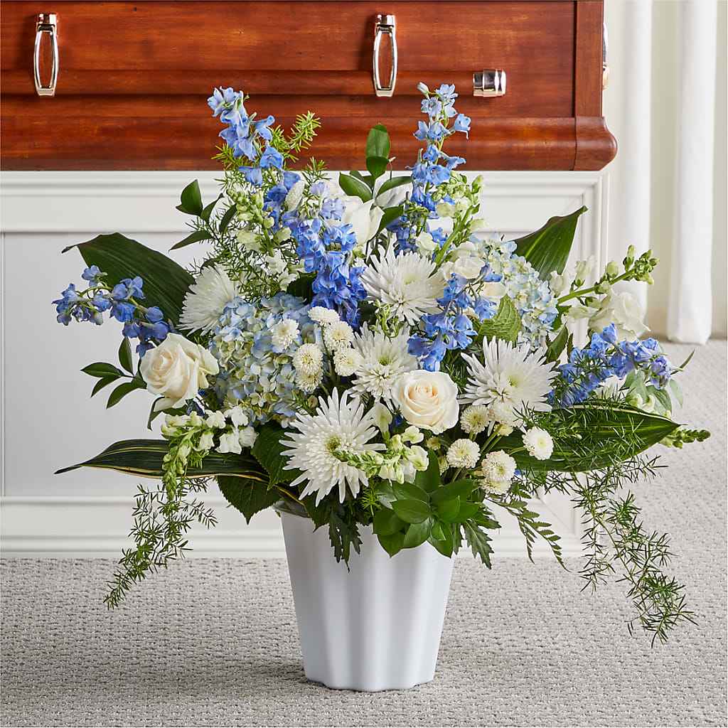Everlasting Memories Floor Basket – GEHRKE FLORAL & GREENHOUSES, Mondovi WI