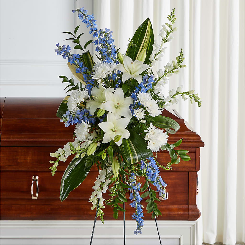 Eternal Impressions Standing Spray – GEHRKE FLORAL & GREENHOUSES, Mondovi WI