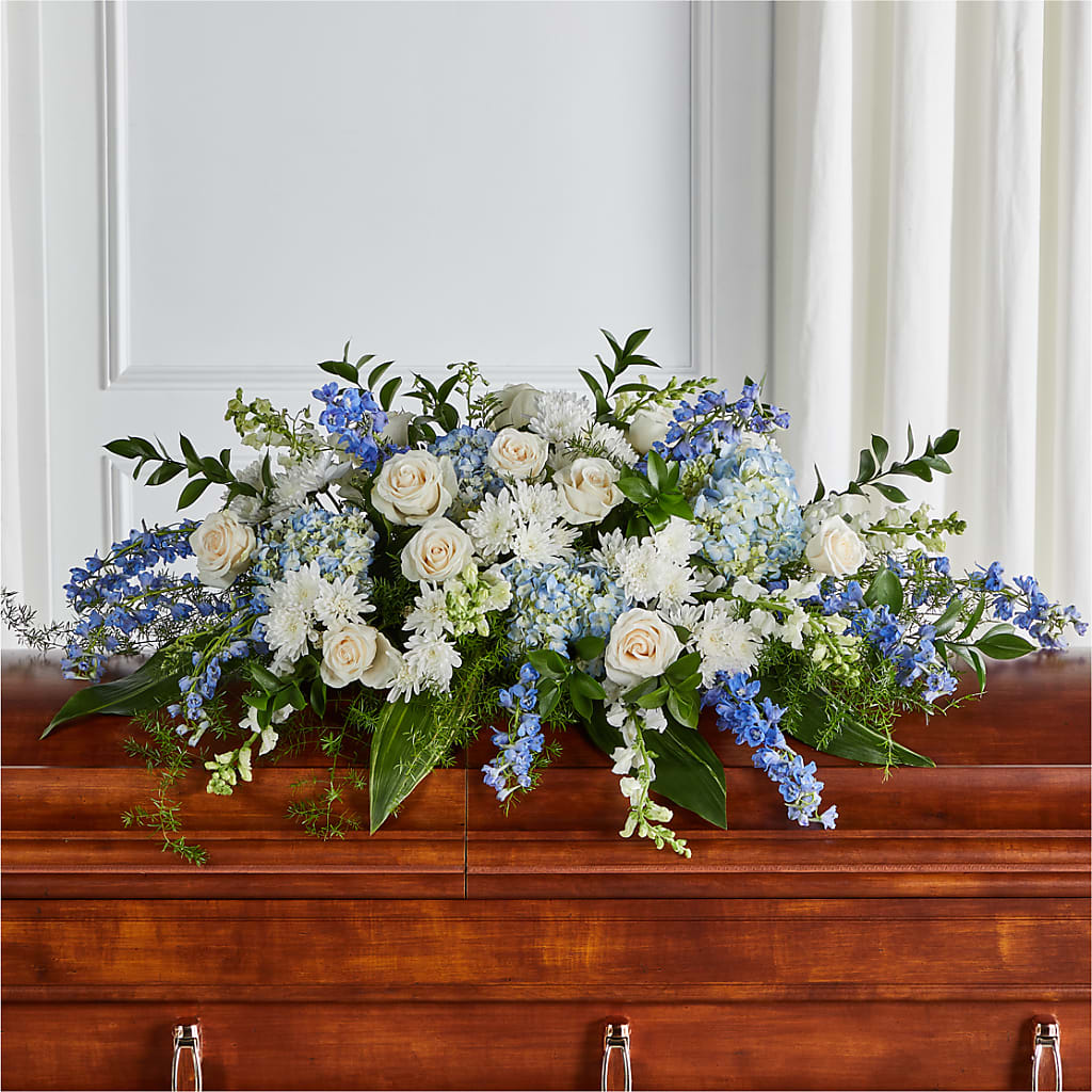 Timeless Essence Casket Spray – GEHRKE FLORAL & GREENHOUSES, Mondovi WI