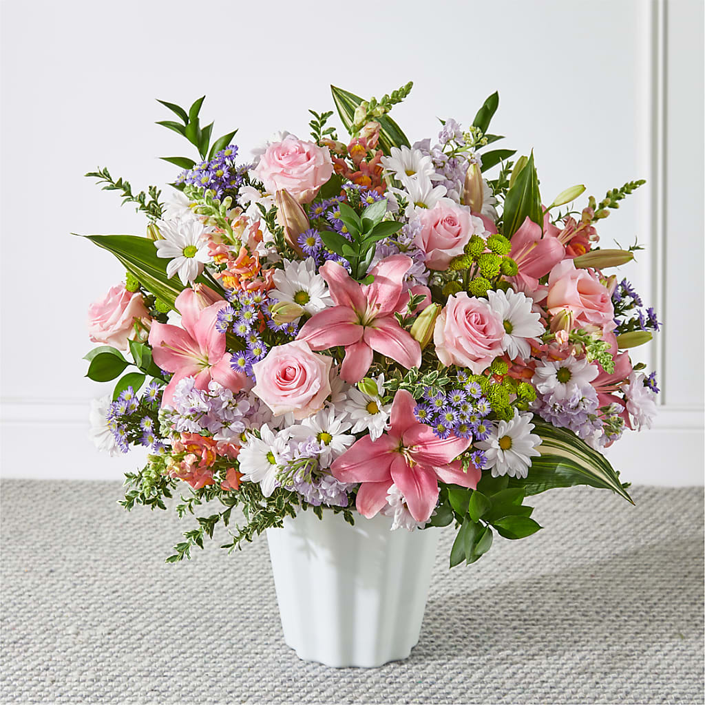 Abundant Compassion Floor Basket – GEHRKE FLORAL & GREENHOUSES, Mondovi WI