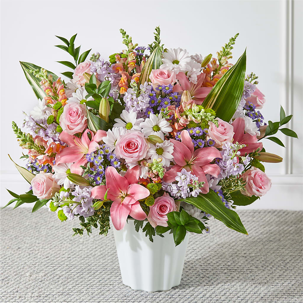 Abundant Compassion Floor Basket – GEHRKE FLORAL & GREENHOUSES, Mondovi WI
