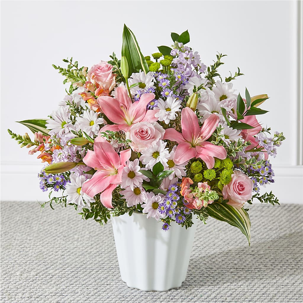 Abundant Compassion Floor Basket – GEHRKE FLORAL & GREENHOUSES, Mondovi WI