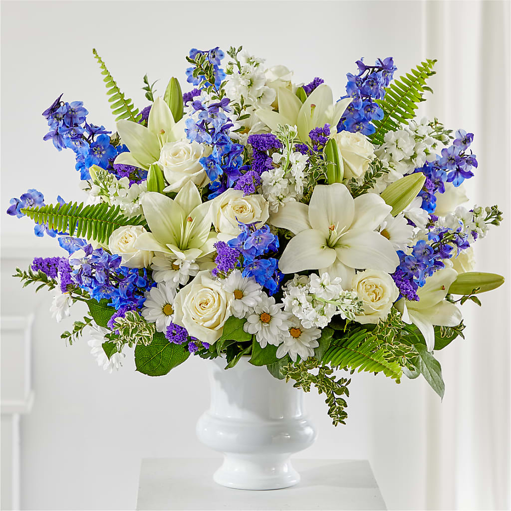 Expressions of Hope Urn Arrangement – GEHRKE FLORAL & GREENHOUSES, Mondovi WI