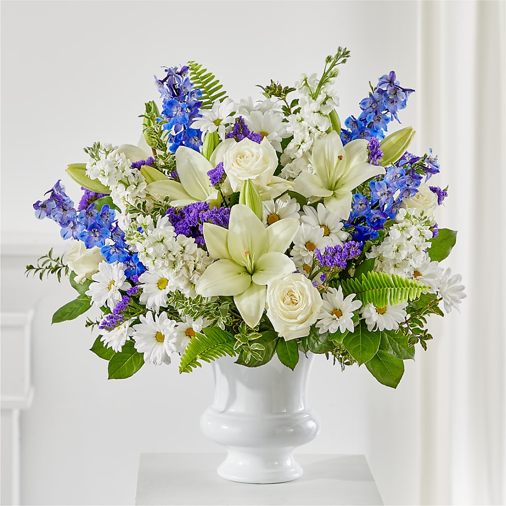 Expressions of Hope Urn Arrangement – GEHRKE FLORAL & GREENHOUSES, Mondovi WI