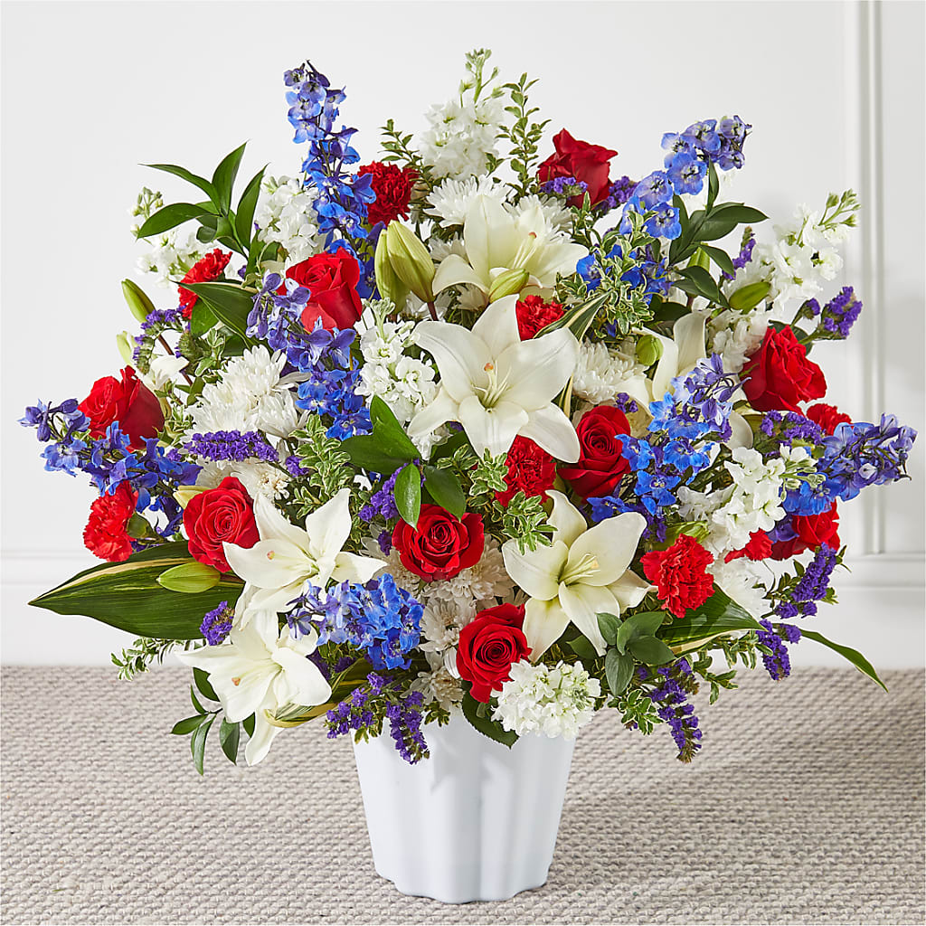 Consoled Floor Basket – GEHRKE FLORAL & GREENHOUSES, Mondovi WI