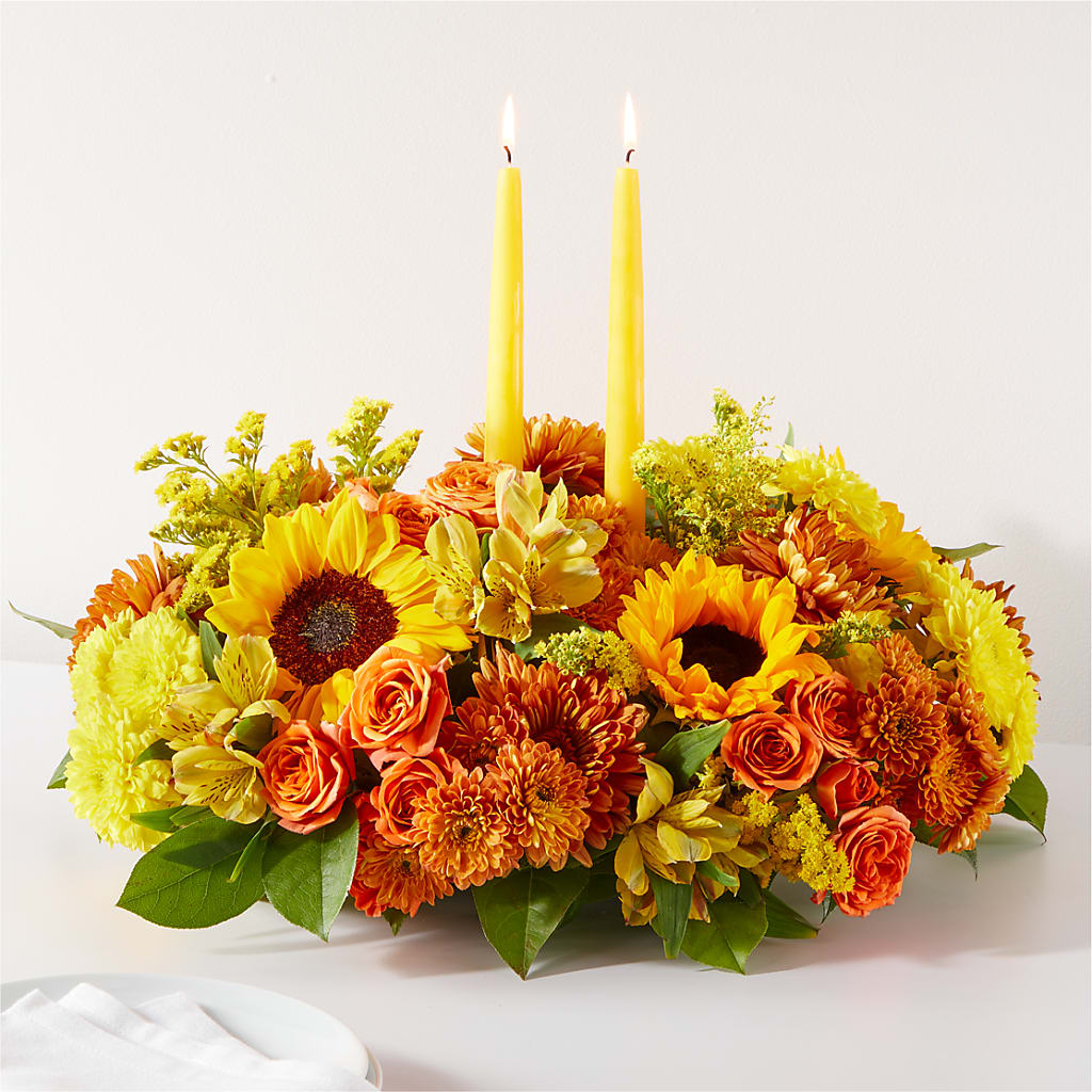 Autumn Harmony Centerpiece – GEHRKE FLORAL & GREENHOUSES, Mondovi WI