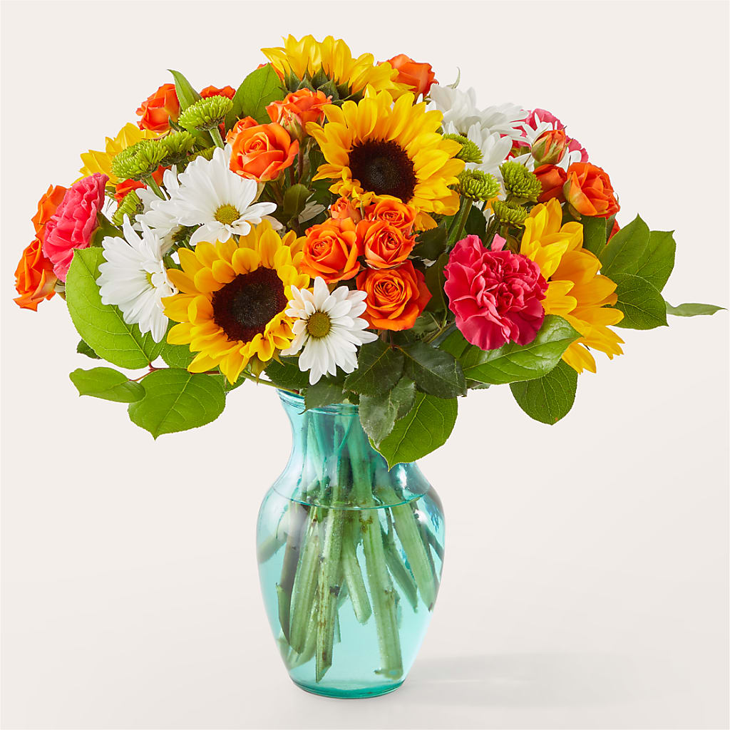 Sun-drenched Blooms Bouquet – GEHRKE FLORAL & GREENHOUSES, Mondovi WI