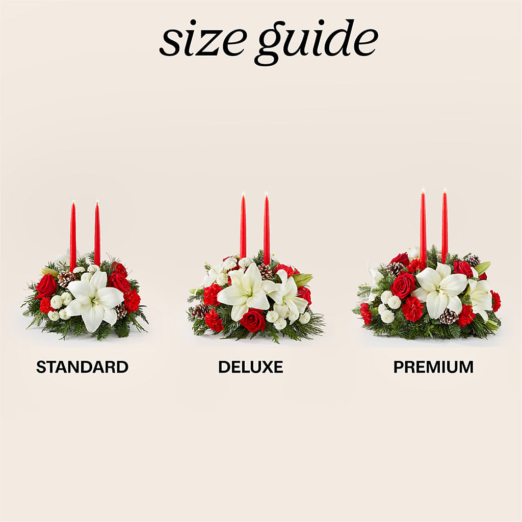 Seasonal Festivities Centerpiece – GEHRKE FLORAL & GREENHOUSES, Mondovi WI