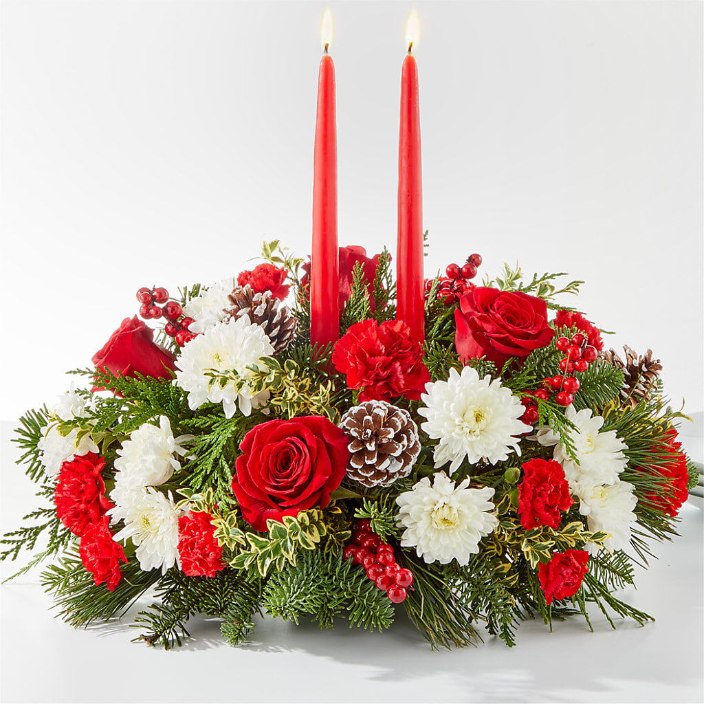 Holiday Soiree Centerpiece – GEHRKE FLORAL & GREENHOUSES, Mondovi WI