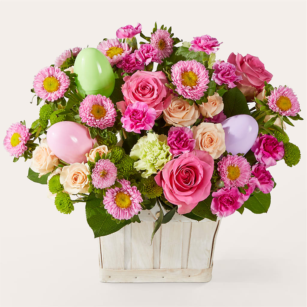 Get Eggcited Basket – GEHRKE FLORAL & GREENHOUSES, Mondovi WI