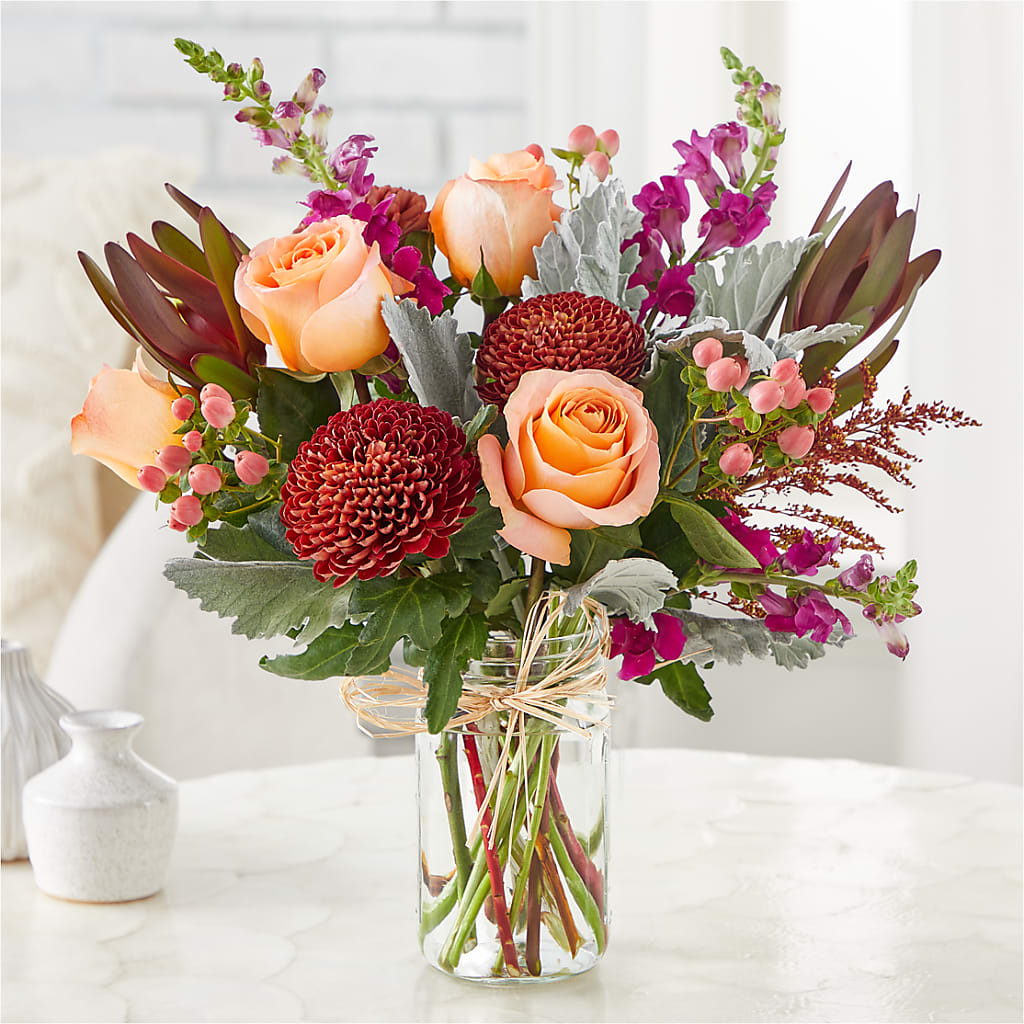 Moody Hues Bouquet – GEHRKE FLORAL & GREENHOUSES, Mondovi WI
