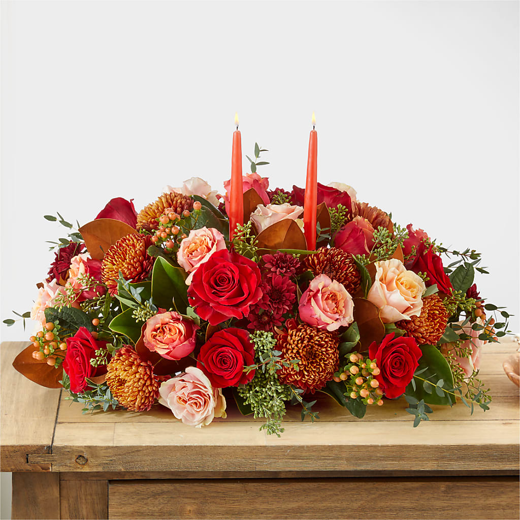 Gather Near Centerpiece – GEHRKE FLORAL & GREENHOUSES, Mondovi WI