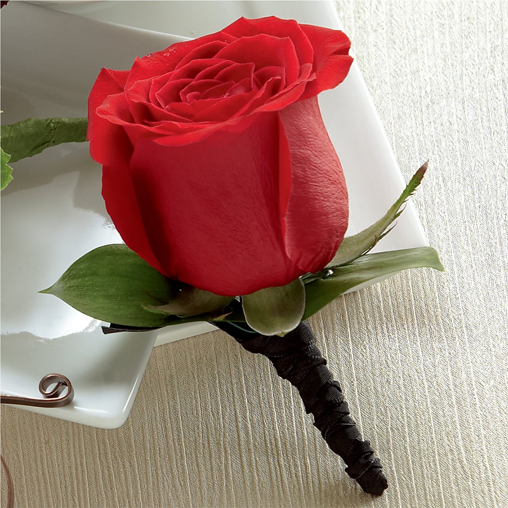 Red Rose Boutonniere – GEHRKE FLORAL & GREENHOUSES, Mondovi WI
