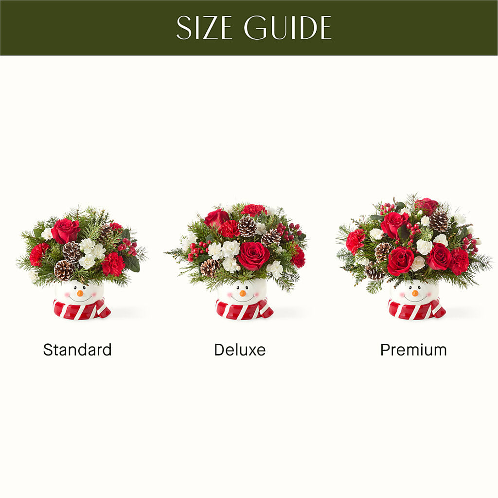 Jolly Snowman Bouquet – GEHRKE FLORAL & GREENHOUSES, Mondovi WI