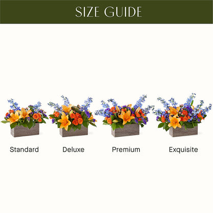 Radiant Citrus Box Bouquet – GEHRKE FLORAL & GREENHOUSES, Mondovi WI