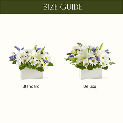 Beyond Blue Box Bouquet – GEHRKE FLORAL & GREENHOUSES, Mondovi WI