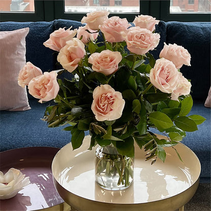 Long Stem Pink Rose Bouquet – GEHRKE FLORAL & GREENHOUSES, Mondovi WI